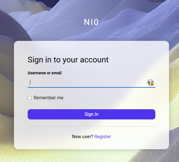 Login